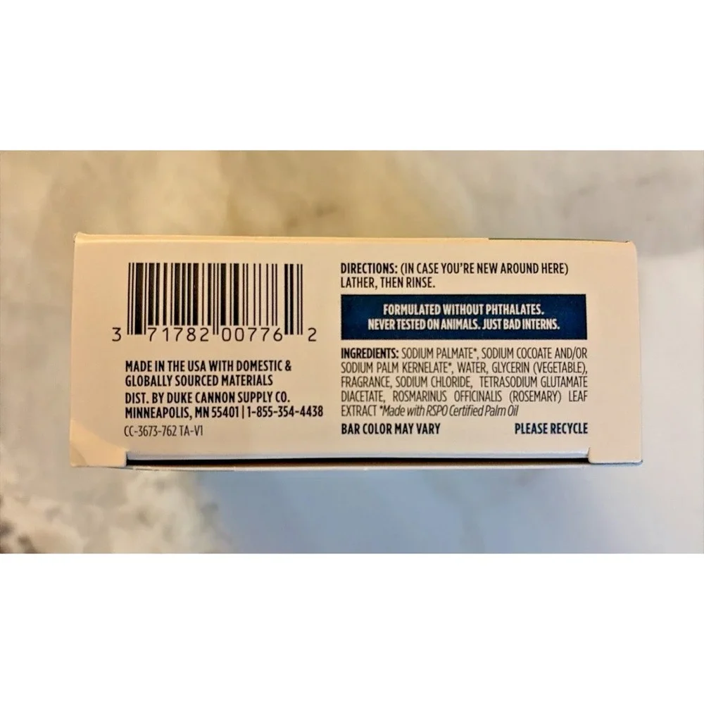 Duke Cannon Soap - Illegally Cut Pine Scent - Puck Shaped - 5 oz